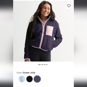 Girl Size L TEK Gear Fleece Zip